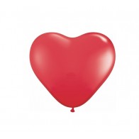 Raudoni balionai širdelės, vidutinio dydžio