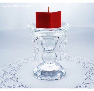 Stiklinis šeimos židinys - žvakidė