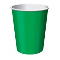 Vienkartinai popieriniai puodeliai, žali (8 vnt./266 ml)