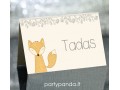 Stalo kortelės "Lapė"