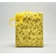 Geltonas blizgus dovanų maišelis