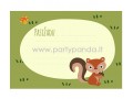 Pažadų kortelė "Miškas" 10x7 cm