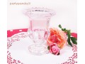 Elegantiška prabangi stiklinė vaza, maža