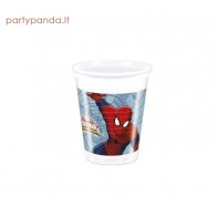 Plastikiniai puodeliai "Žmogus voras / Spiderman" (8 vnt./200 ml)